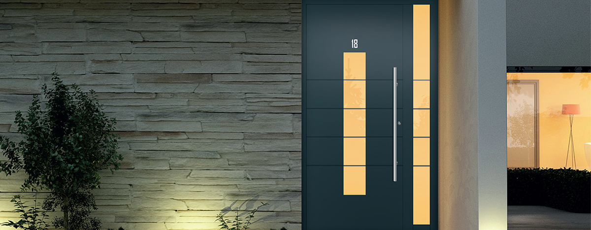 Spitfire Aluminium Entrance Door Banner Image 1 - Rococo